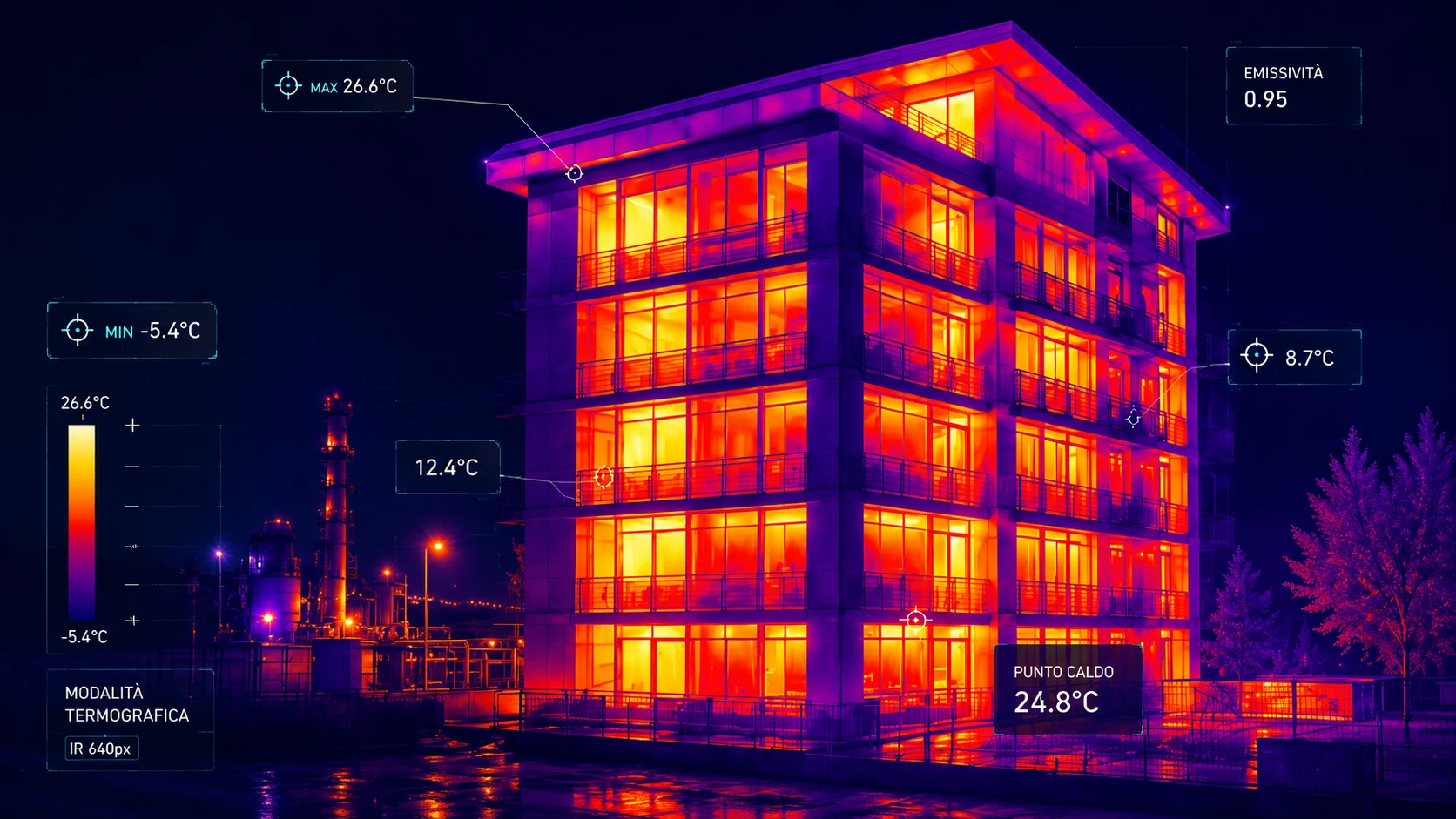 Thermographie par drone